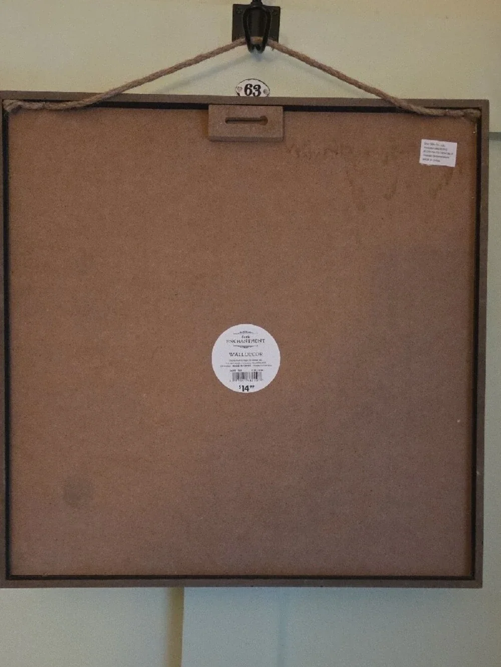 Come In For A Spell Framed Wall Art - Blue & Black